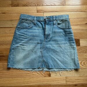 Madewell Short Denim Skirt